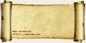 David Radmanovac vizit kartica